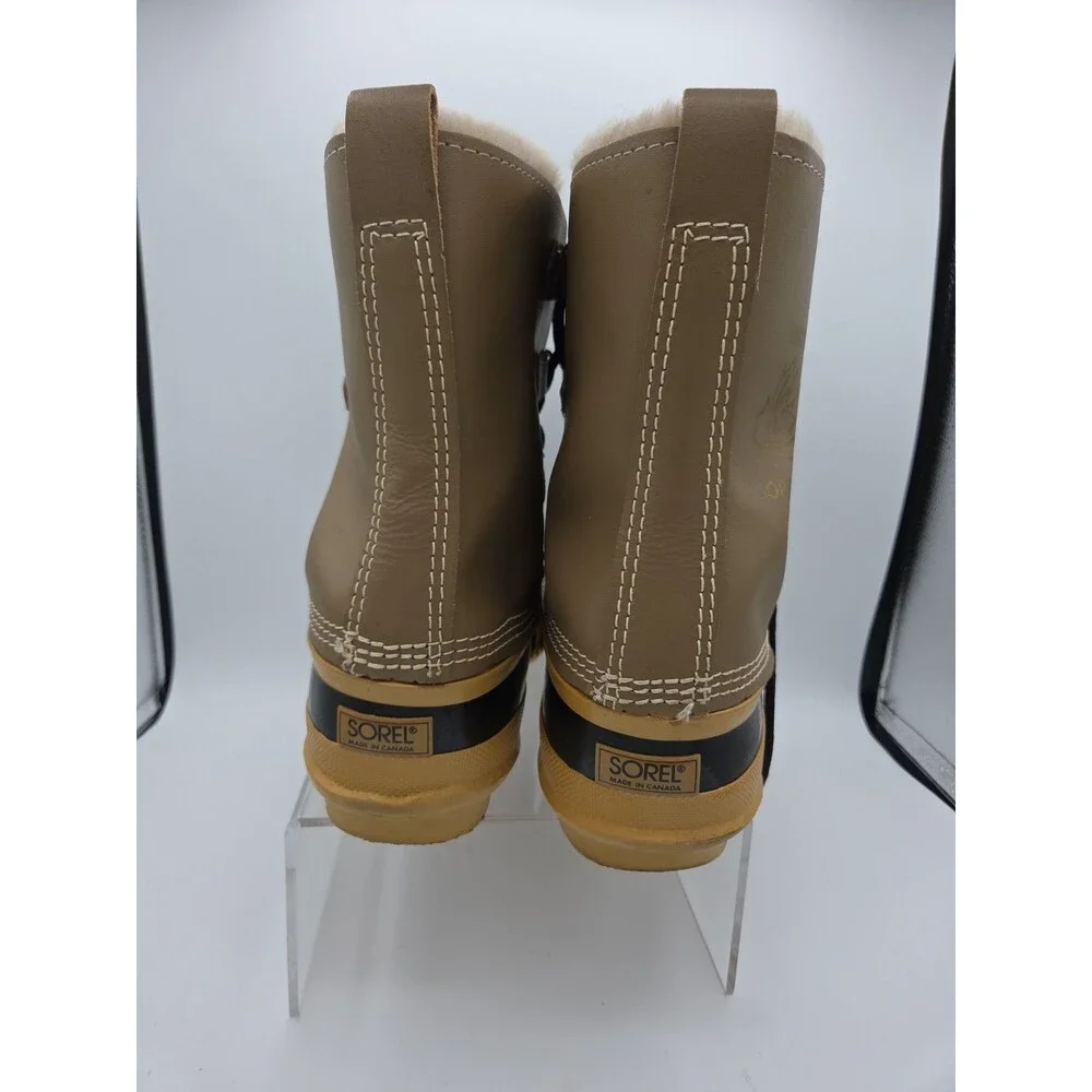 Sorel Manitou Kaufman Wool Waterproof Snow Rain Winter Boots Mens Size 11 EUC